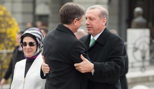 Predsednik Erdogan: Turki in Slovenci lahko zelo tesno sodelujemo (video)