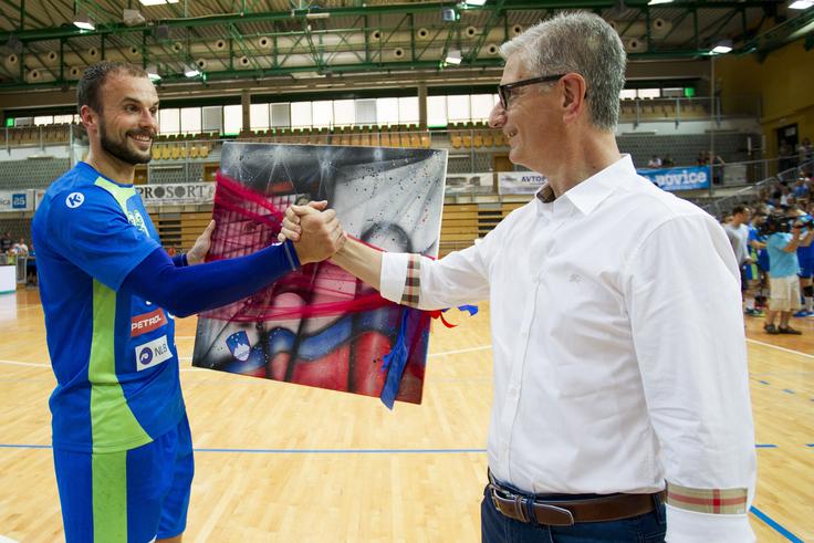 uros zorman rekord 17 let reprezentančne kariere za 218 nastopov. | Foto: Urban Urbanc/Sportida