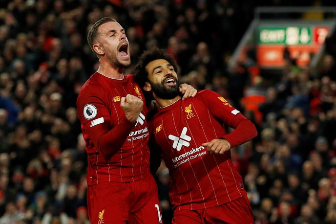 Mohamed Salah | Za zmago Liverpoola nad Tottenhamom je zadel kdo drug kot Mohamed Salah. | Foto Reuters