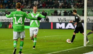 Wolfsburg spet navdušil in zmagal