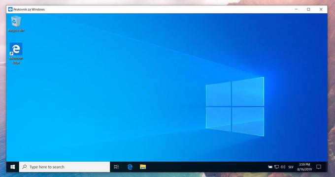 Windows 10 | Foto: Matic Tomšič / Posnetek zaslona