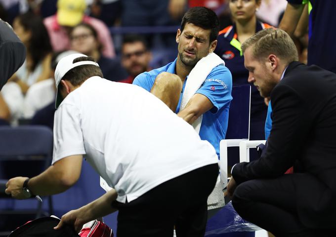 Novak Đoković je imel precej težav z žulji na podplatih. | Foto: Guliverimage/Getty Images