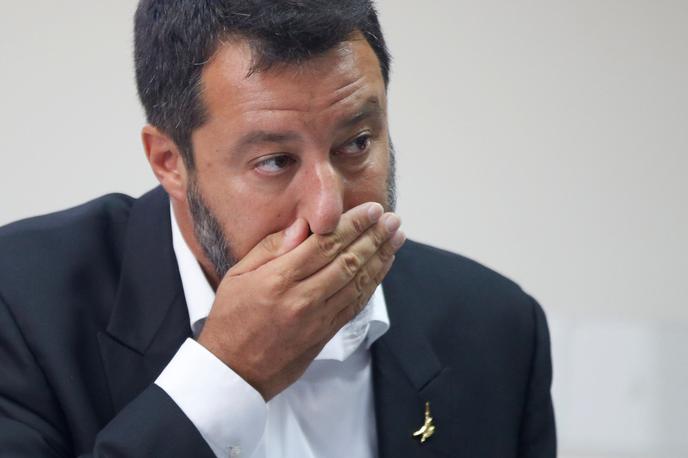 Matteo Salvini | Italijansko tožilstvo zaradi zavrnitve izkrcanja nezakonitih prebežnikov predlaga še eno sojenje zoper Mattea Salvinija. | Foto Reuters