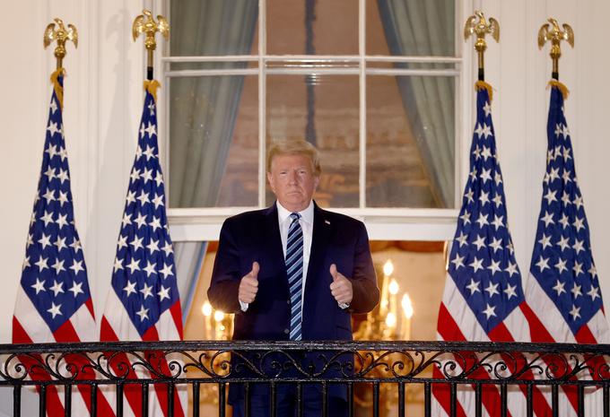 Tako se je Donald Trump vrnil v Belo hišo. | Foto: Getty Images
