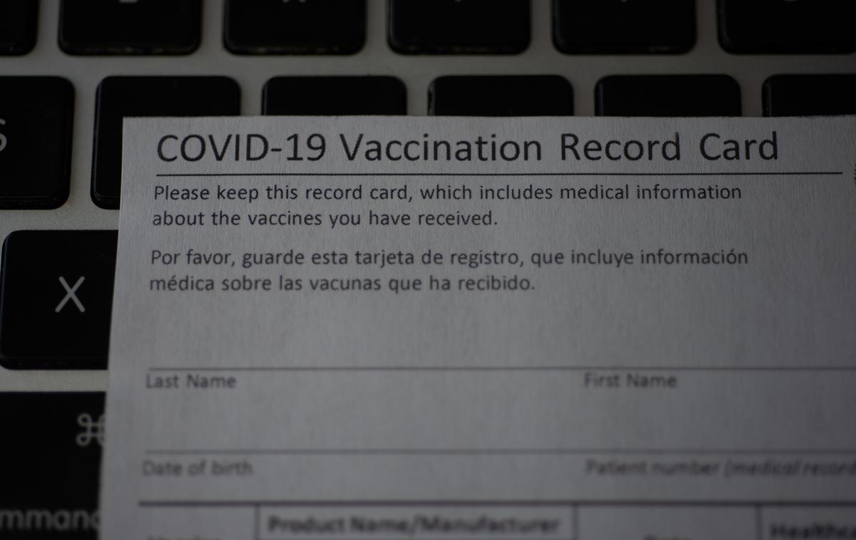 Potrdilo o cepljenju | Foto Getty Images