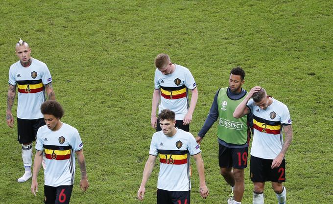 Belgije prvič po poldrugem letu ni med najboljšimi tremi reprezentancami na svetu. | Foto: Reuters
