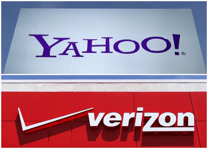 Prvotno dogovorjena cena je bila 4,5 milijarde evrov, a jo je Verizon znižal za okrog 330 milijonov evrov, ker so na dan prišle informacije o hekerskih napadih na Yahoo v letih 2013 in 2014. | Foto: Reuters