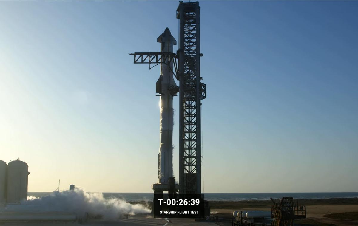 SpaceX | Raketo Starship je ameriška vesoljska agencija Nasa izbrala za prevoz svojih astronavtov na Luno v okviru misije Artemis III. | Foto STA