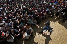 begunci v Bangladešu Mjanmar