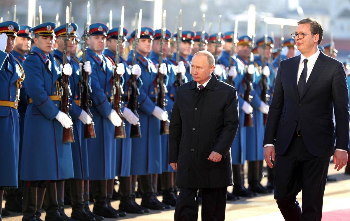 Vladimir Putin in Aleksandar Vučić | Srbija in Rusija imata že dolgo zelo tesne stike. | Foto Guliverimage