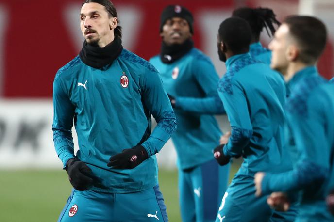Zlatan Ibrahimović | Zlatan Ibrahimović je v sredo treniral v Beogradu, dan pozneje pa ni zaigral. | Foto Reuters