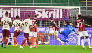 Ibrahimović dvakrat v polno, Džeko in Rimljani pa vseeno do točke v Milanu