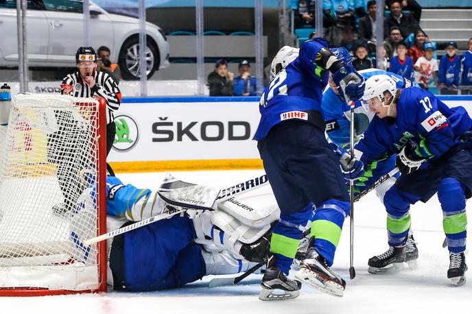Slovenija Kazahstan svetovno prvenstvo v hokeju 2019 | Slovenci so prvenstvo odprli s porazom proti gostitelju. | Foto Matic Klanšek Velej/Sportida
