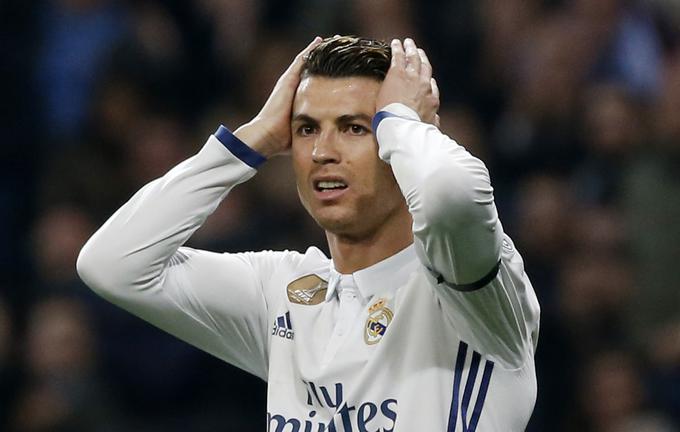 Cristiano Ronaldo v tej sezoni ni tako učinkovit kot v prejšnjih. | Foto: Reuters