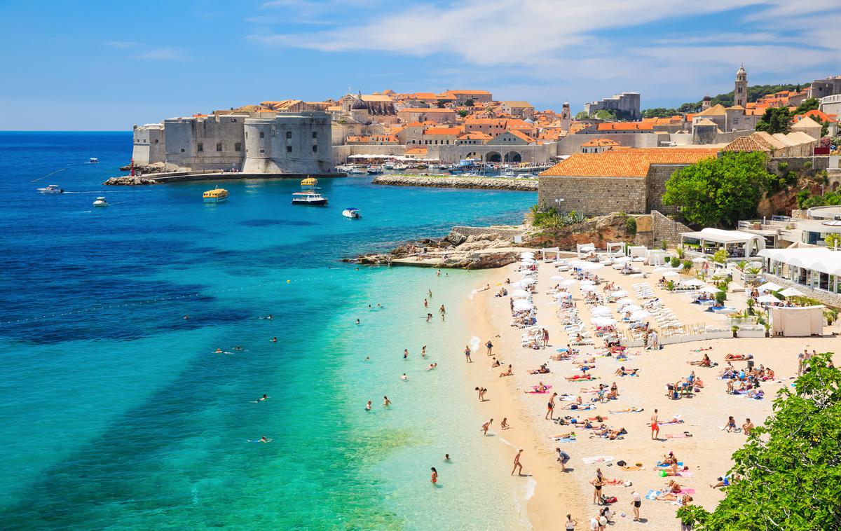 Dubrovnik, plaža Banje | Foto Thinkstock