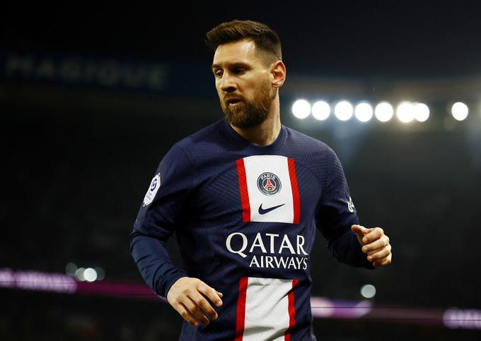 Lionel Messi je v nedeljo odigral vso tekmo proti Lyonu in ostal brez točk. Odkar je oblekel dres PSG, je zbral 67 nastopov in dosegel 29 zadetkov. | Foto: Reuters
