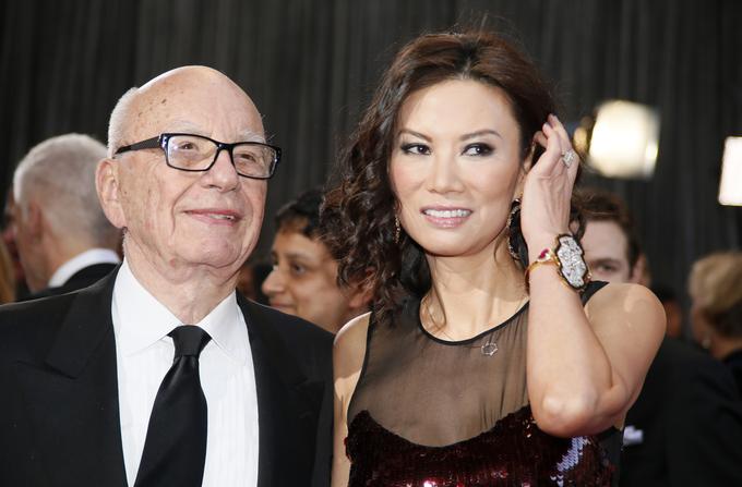 Rupert Murdoch in Wendi Deng sta se ločila leta 2013.  | Foto: Reuters