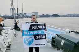 Greenpeace na Poljskem preprečil raztovarjanje premoga