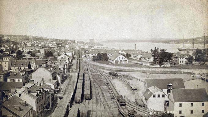 Pristaniški del Halifaxa, ki je bil 6. decembra 1917 skoraj povsem uničen.  | Foto: Thomas Hilmes/Wikimedia Commons