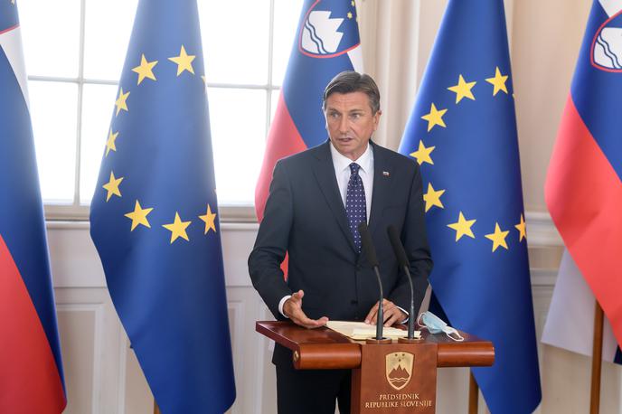 Srečanje Borut Pahor | To bo že petnajsta v vrsti slovesnosti, ki jih predsednik prireja v počastitev in ohranitev zgodovinskega spomina na prelomne dogodke iz obdobja nastajanja države. | Foto STA