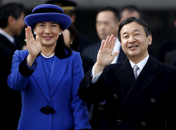 Prestolonaslednik Naruhito in njegova žena Masako. | Foto: Reuters