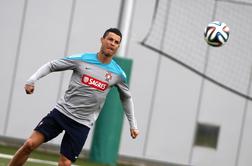 Portugalci v skrbeh: Ronaldo poškodovan, selektor skop v napovedih
