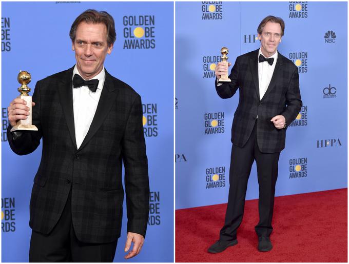 Hugh sinoči ni izražal angleške elegance. | Foto: Getty Images