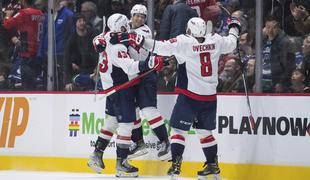 Washington po podaljšku v NHL zmagal v Vancouvru