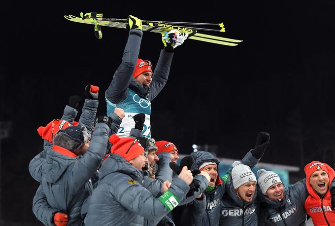 Arnd Peiffer je veliki zmagovalec šprinterske preizkušnje. | Foto: Getty Images