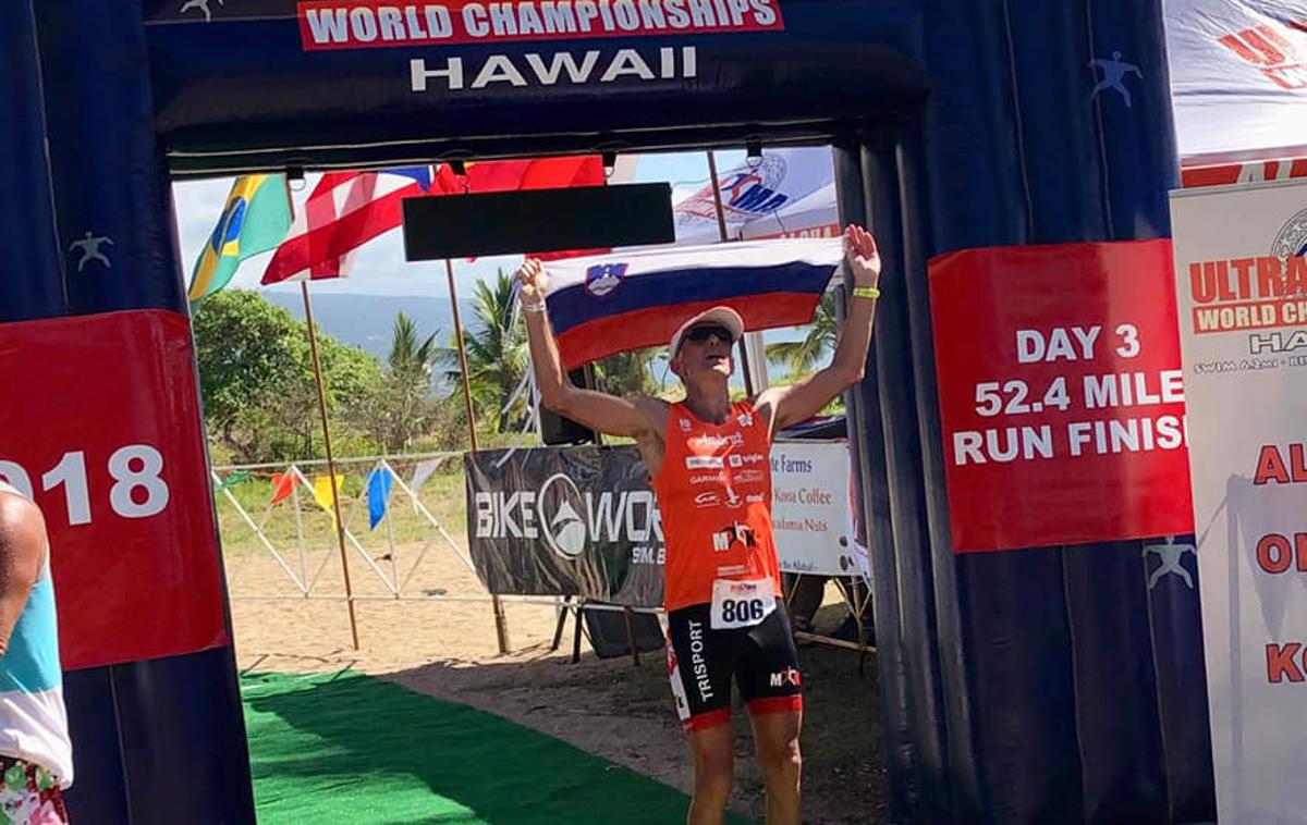 Miro Kregar | Miro Kregar je v ultramaratonu za svetovno prvenstvo na Havajih v absolutni konkurenci zasedel 5. mesto, med veterani nad 50 let pa je bil nepremagljiv. | Foto Facebook