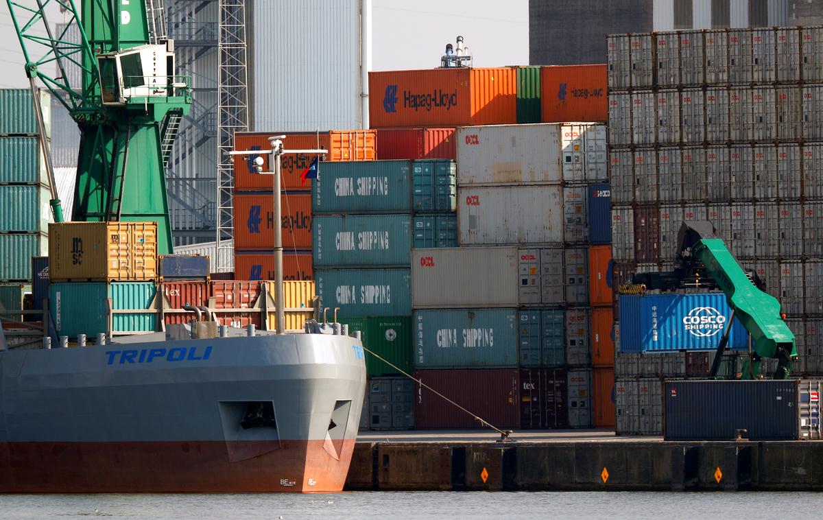 Antwerp kontejnerji | Foto Reuters