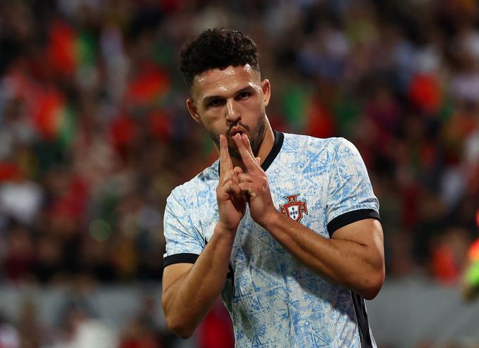 Goncalo Ramos, ki nastopa za PSG in je blestel na SP 2022, ne bo nastopil v Ljubljani. | Foto: Reuters