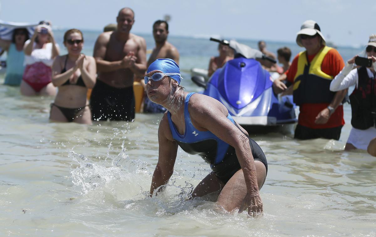 Diana Nyad | Diana Nyad je leta 2013 preplavala razdaljo od Kube do Floride. | Foto Guliverimage