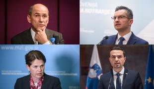 Janša, Šarec, Tonin ali Bratuškova: čigava poteza bo prepričala volivce?