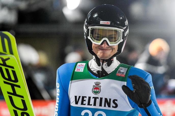 Gregor Deschwanden | Gregor Deschwanden je zmagovalec nedeljske posamične tekme v Hinzenbachu. | Foto Guliverimage