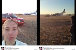 Popoln selfie strmoglavljenega letala