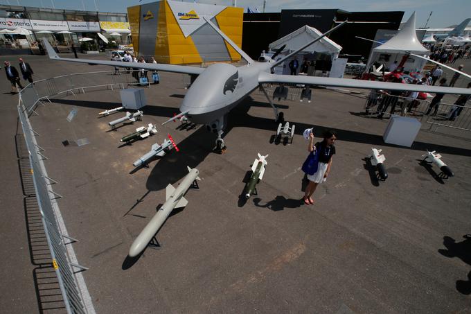 Kitajsko brezpilotno vojaško letalo UAV Wing Loong II | Foto: Reuters
