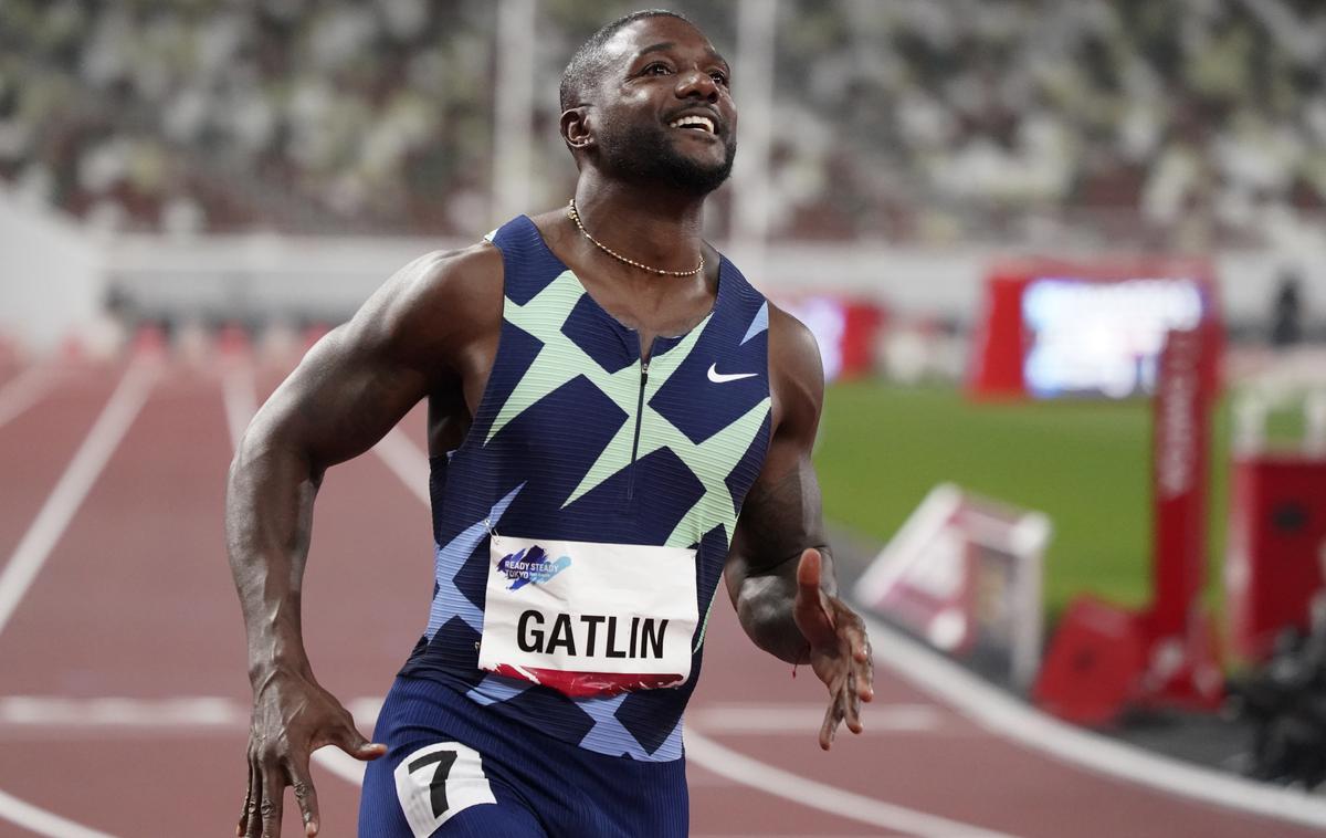 Justin Gatlin | Justin Gatlin je na olimpijski generalki v Tokiu ugnal vso konkurenco. | Foto Guliverimage