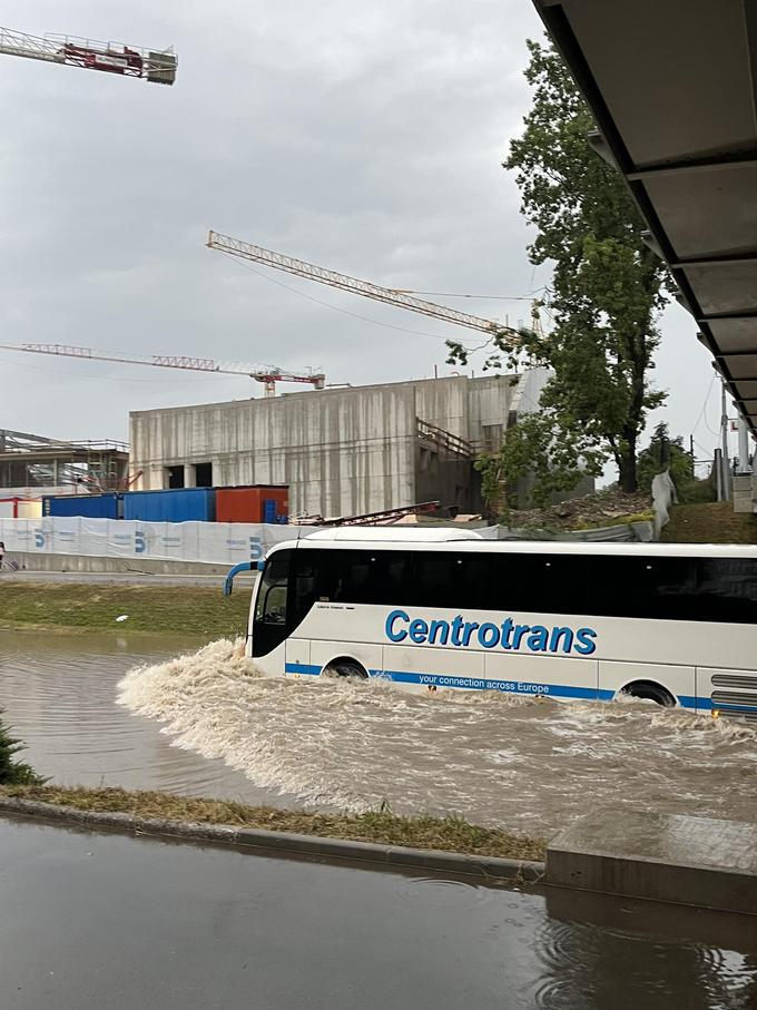podvoz, Ljubljana, poplave | Foto: Arso vreme / avtor: Sašo