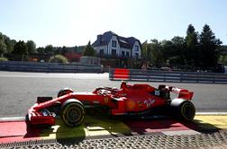 Tudi drugi trening povsem v znamenju Ferrarija