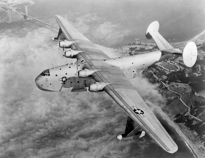 Po koncu druge svetovne vojne je letalo služilo za prevoz tovora. | Foto: USA Air Force