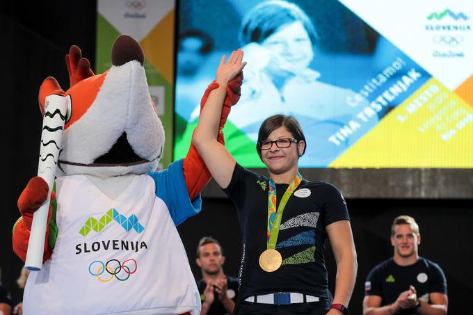 Slovenija je na olimpijskih igrah v Riu osvojila štiri medalje. Za zlato odličje je poskrbela judoistka Tina Trstenjak. | Foto: Matic Klanšek Velej/Sportida