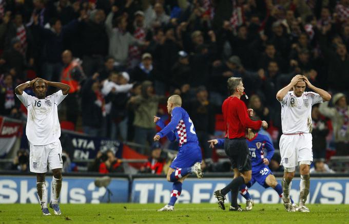 Mladen Petrić je leta 2007 v zadnjih minutah tekme ne Wembleyju poskrbel, da je Anglija ostala brez nastopa na EP. | Foto: Reuters