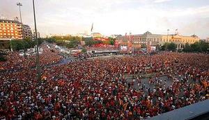 Špance pričakalo milijon navijačev