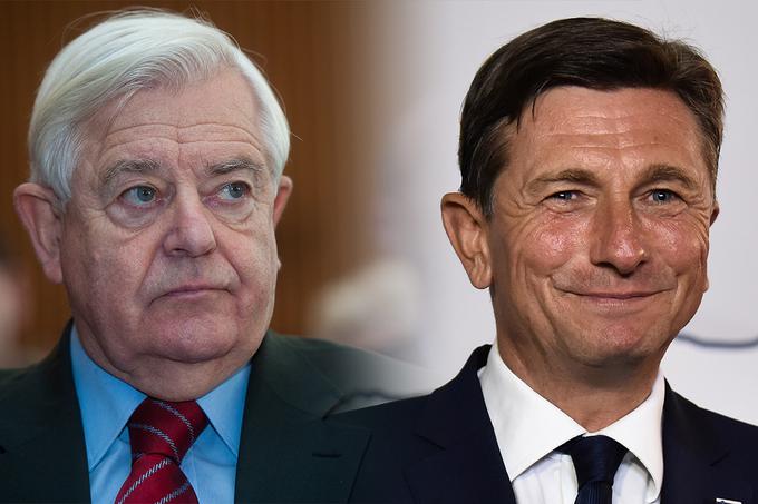 Leta 1987 je Pahor na Kučanovo povabilo sprejel položaj "praktikanta" v CK ZKS. Navzkriž sta prišla leta 2011, ko je Kučan odtegnil podporo Pahorju in se odločil, da bo stavil na Jankovića. Pozneje so pred vsakimi predsedniškimi volitvami, na katerih je kandidiral Pahor, med njima potekale javne polemike o stricih iz ozadja. | Foto: STA ,