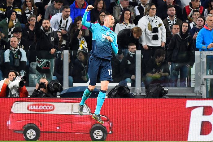 Josip Iličić | Veselje Josipa Iličića po doseženem golu proti Juventusu. | Foto Reuters