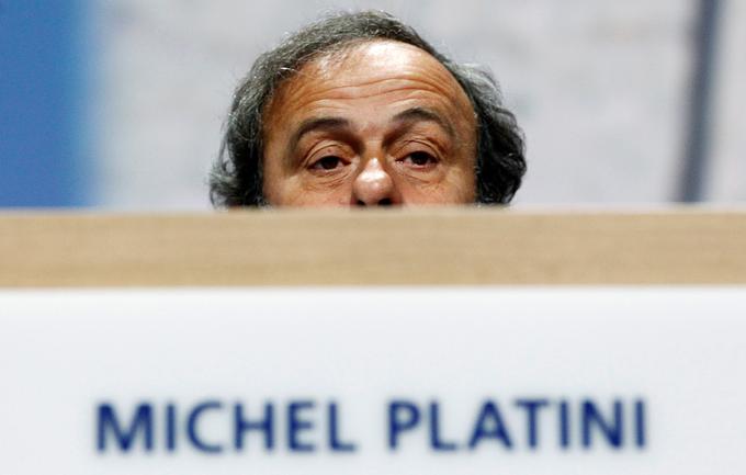 Čeferin bi lahko nasledil Michela Platinija ki so ga "odstavili" zaradi prejema spornega plačila od Seppa Blatterja, nekdanjega predsednika Mednarodne nogometne zveze (Fifa). | Foto: Reuters
