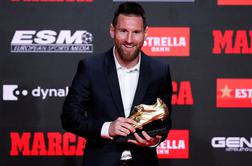Lionelu Messiju tretjič zaporedoma zlati čevelj