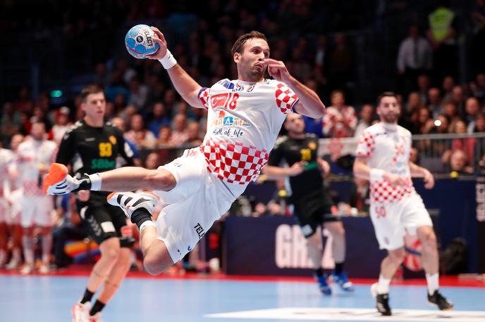 Hrvaška EP | Hrvati so prvenstvo odprli z zmago s 27:21 nad Črno goro. | Foto Sportida