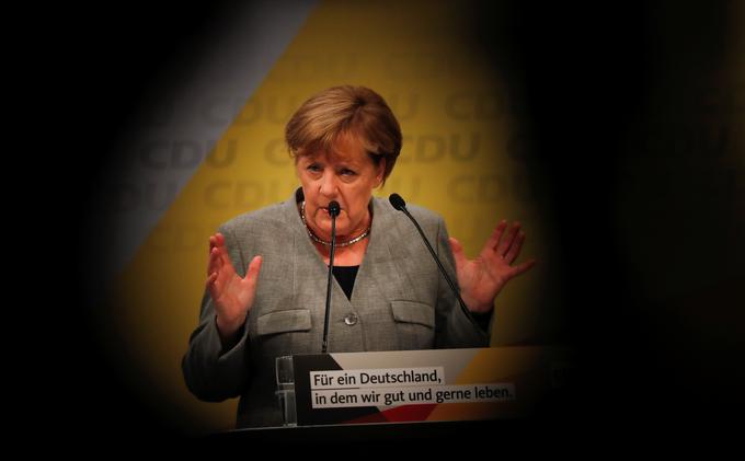 Angela Merkel med predvolilnim srečanjem v Dortmundu | Foto: Reuters